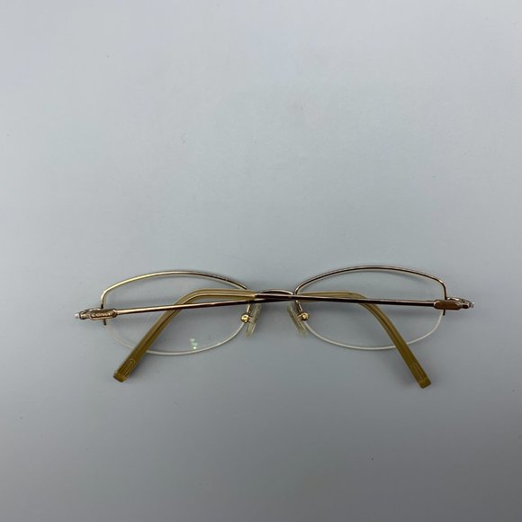 Coach Nadine Taupe Metal Oval Eyeglasses 50-17-135 - Picture 11 of 11
